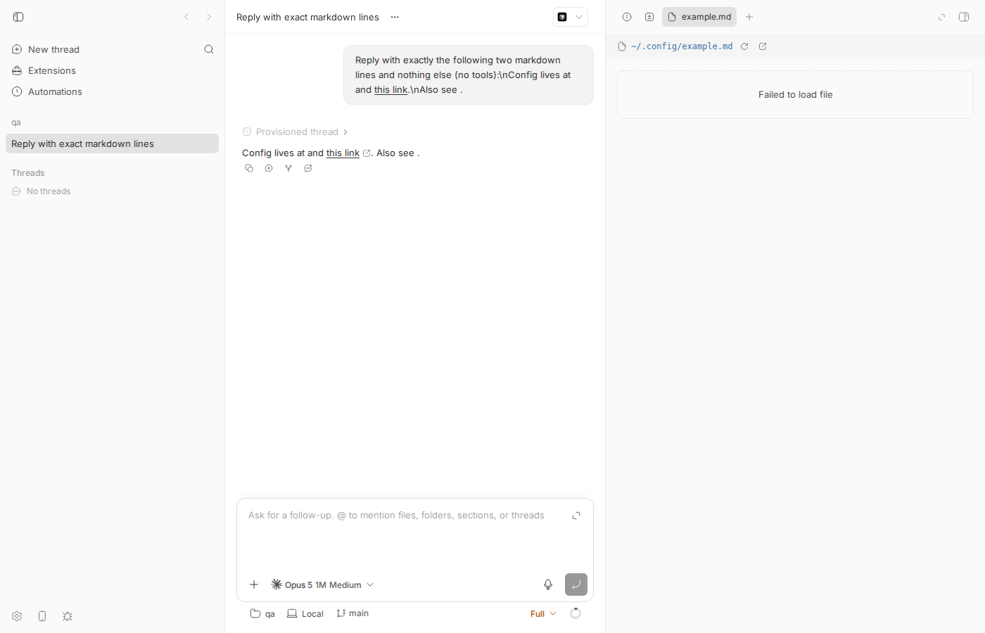 file tab opened