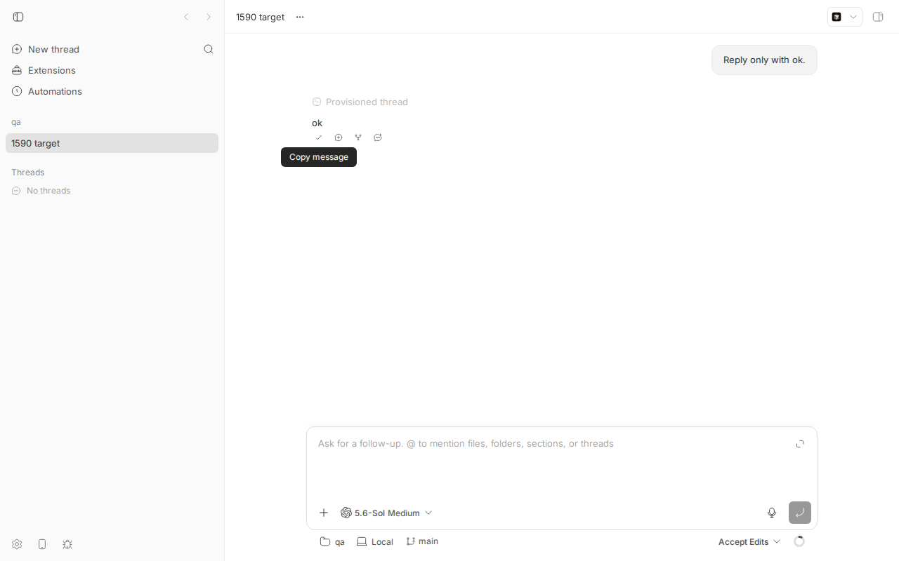 copy succeeded on localhost