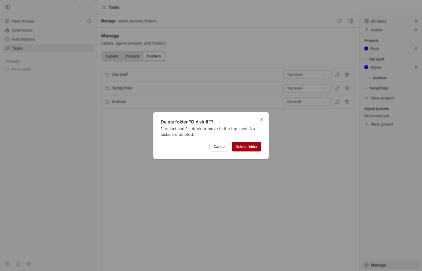 PR 1703 confirm dialog