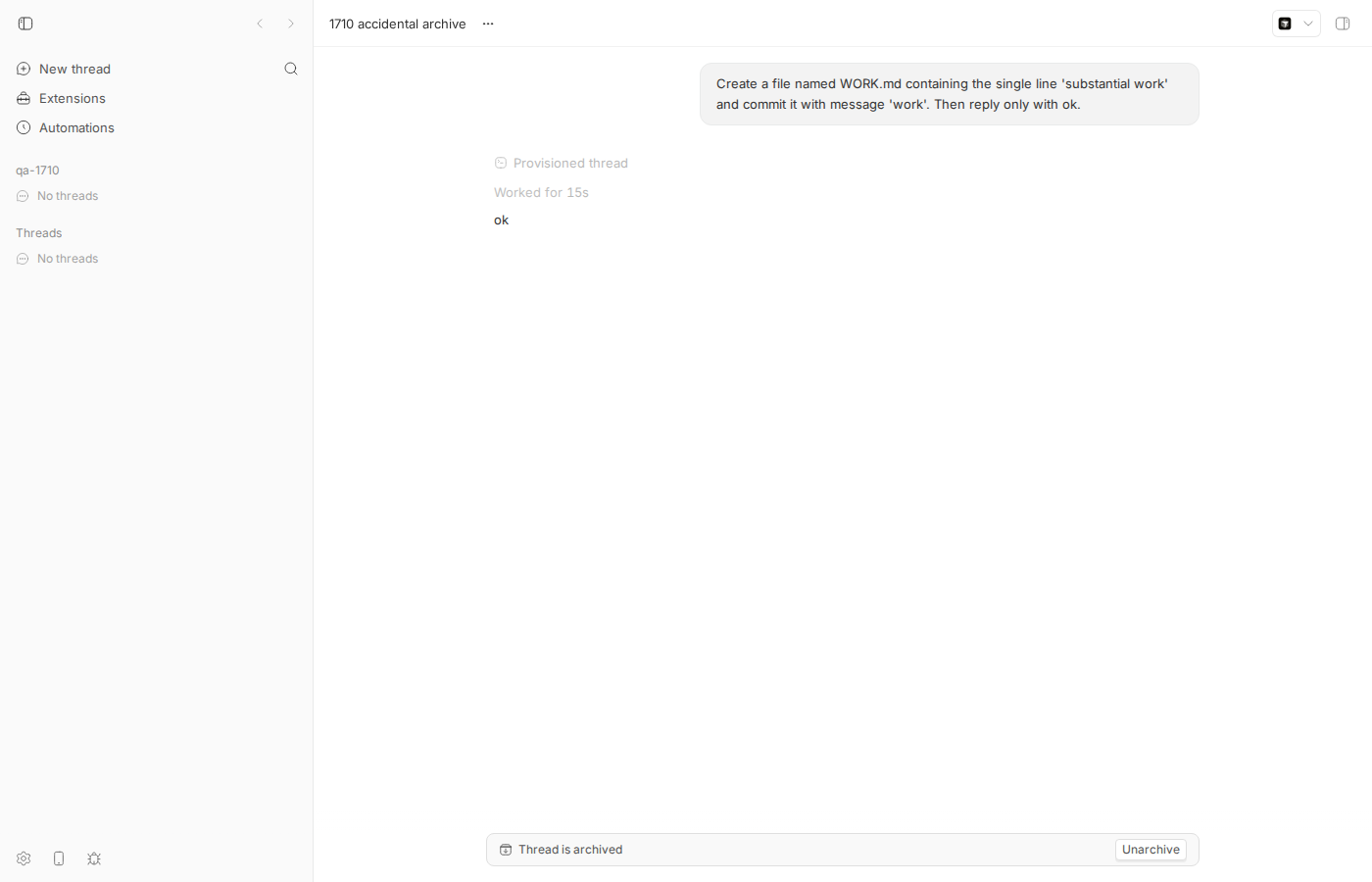 archived thread inside grace window