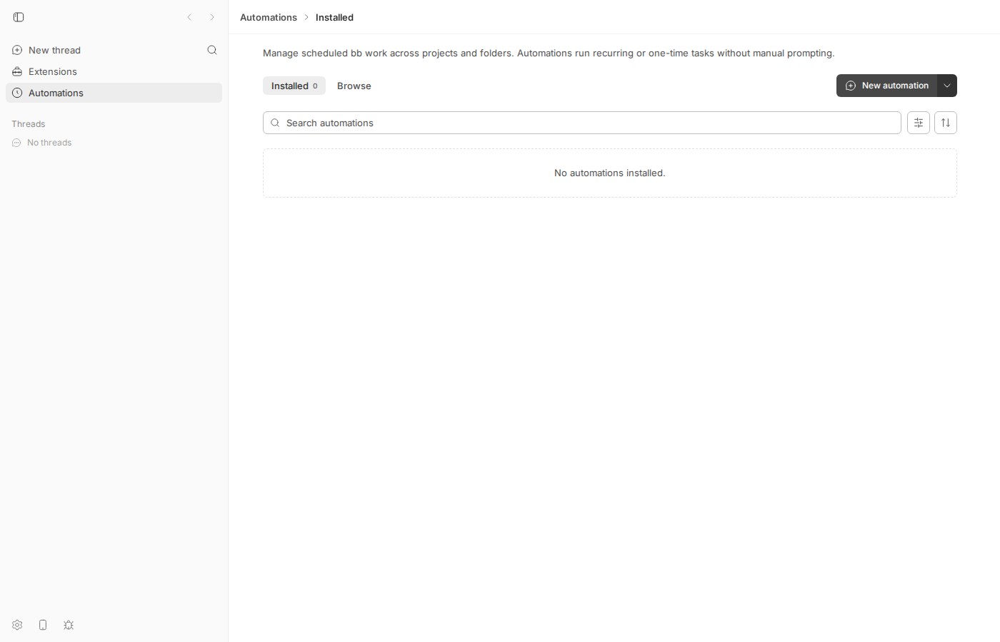 hovering New automation