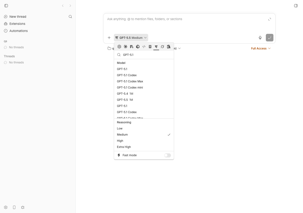 Full page with the omp picker open