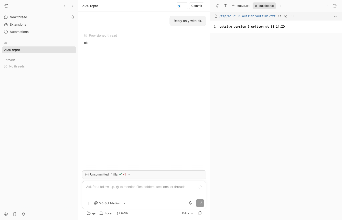 host path preview stale
