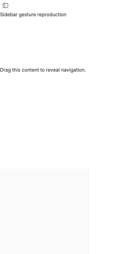 Closed compact Sidebar component