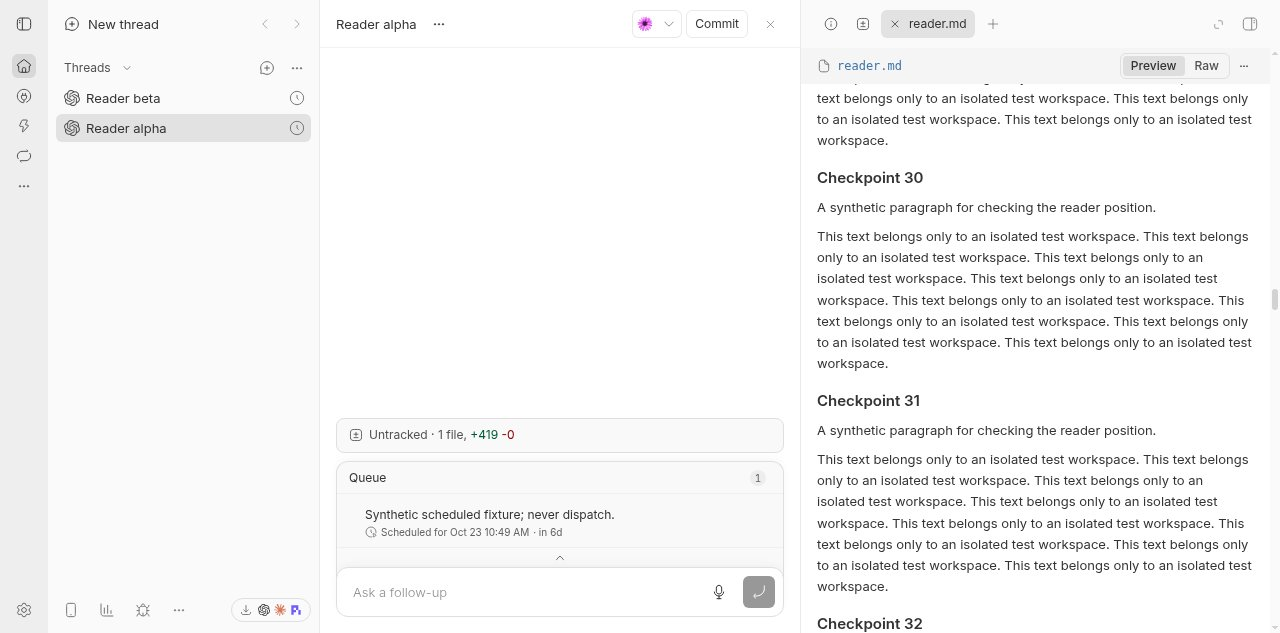 Alpha preview scrolled to the middle of the document